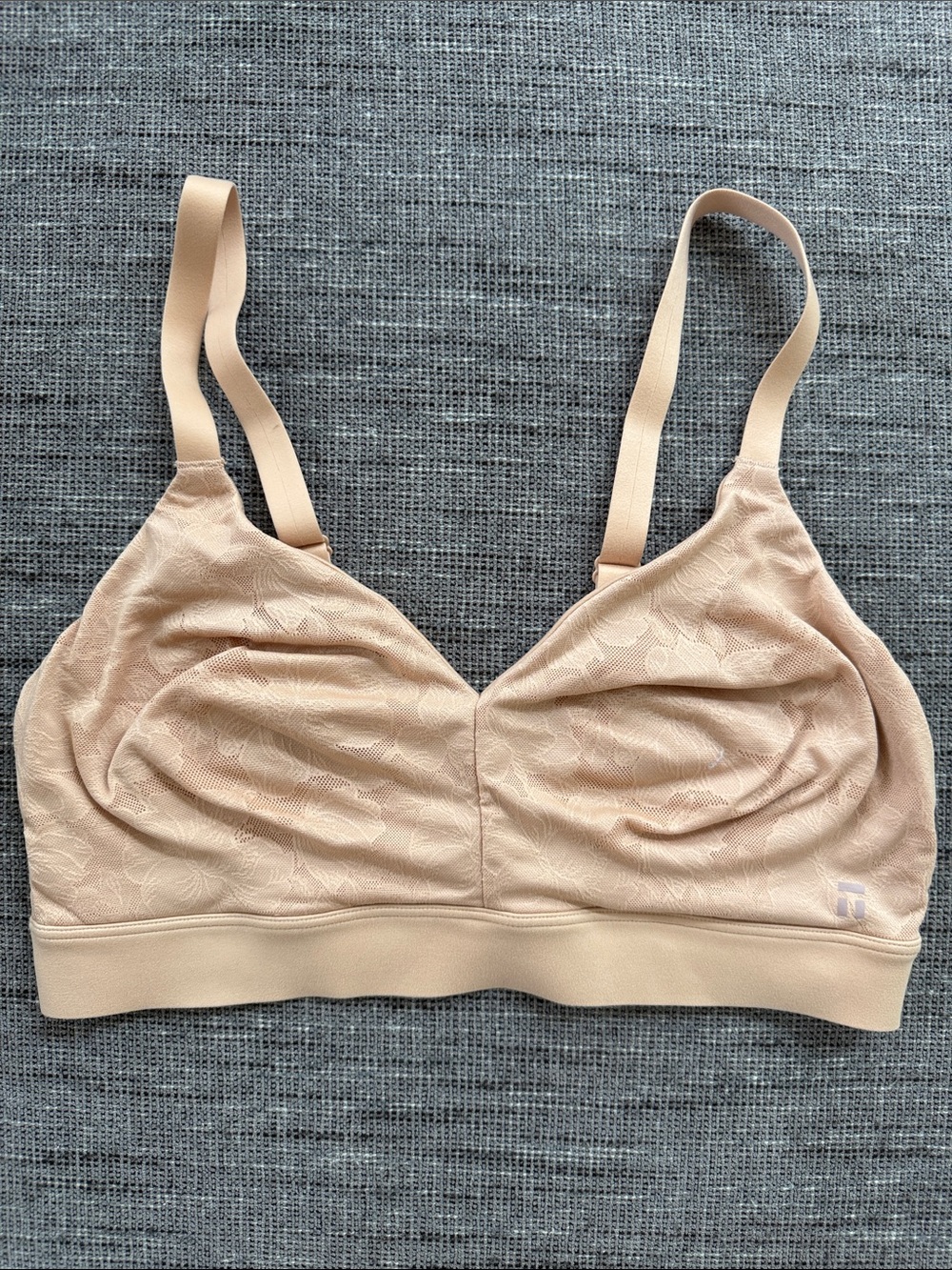 Tommy John Beige/Nude Textured Wireless Bralette
